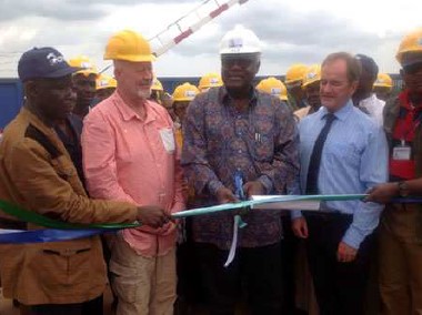 President Koroma Commissions SOCFIN Production Mill