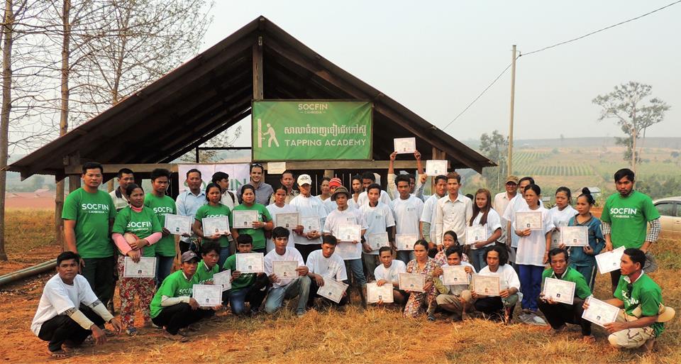 Socfin Cambodia: apprenticeship graduation ceremony