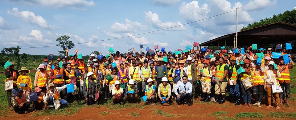 New equipment for Socfin Cambodia’s team