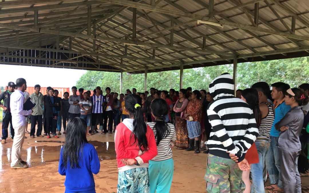 Socfin Cambodia conducts a meeting to preserve the quality of water sources – Part 1