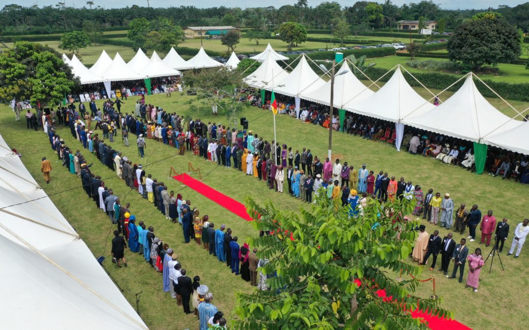 Remise de médailles d’honneur du travail à la Socapalm